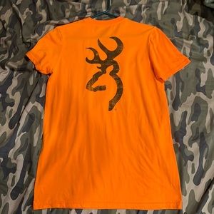 Orange browning shirt